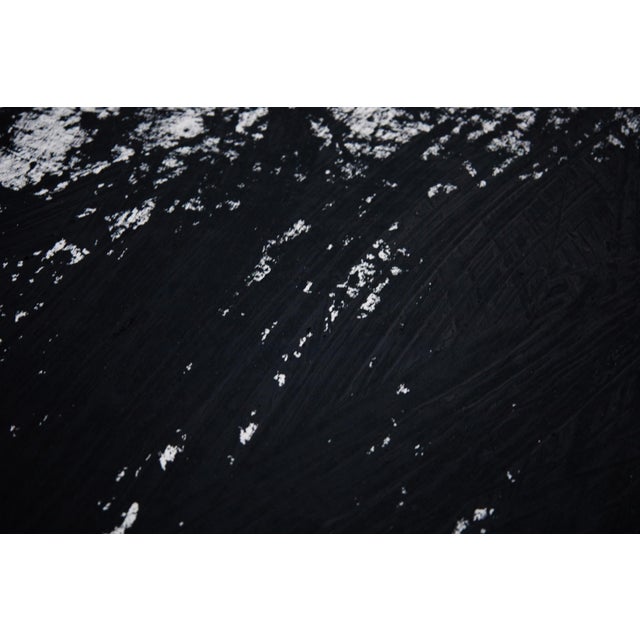 "Movement in Black and White 4" Contemporary Original Abstract Painting by Simon Findlay For Sale - Image 4 of 15