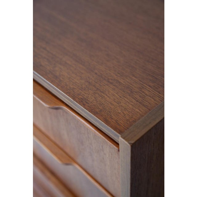1960s Mid-Century Modern Teak Tallboy by Steens, Denmark, 1960s For Sale - Image 5 of 7