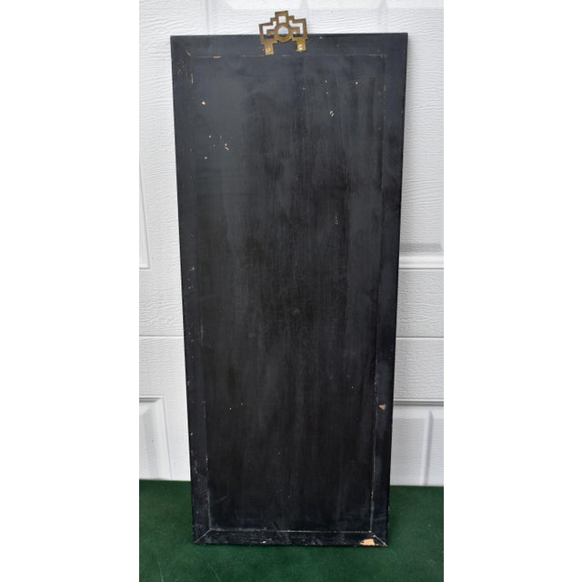 Stone VTG Chinese Wall Plaque W/Raised Stone Appliques' For Sale - Image 7 of 13