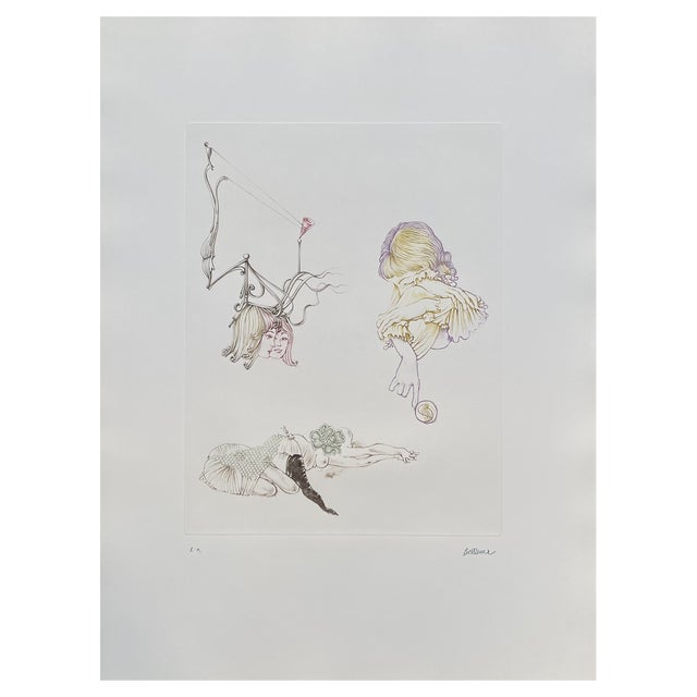 Hans Bellmer, Mirror of Dreams 3A, 1972, Etching For Sale