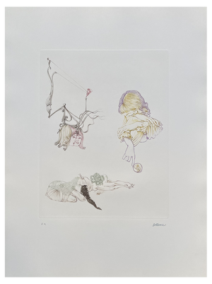 Hans Bellmer, Mirror of Dreams 3A, 1972, Etching
