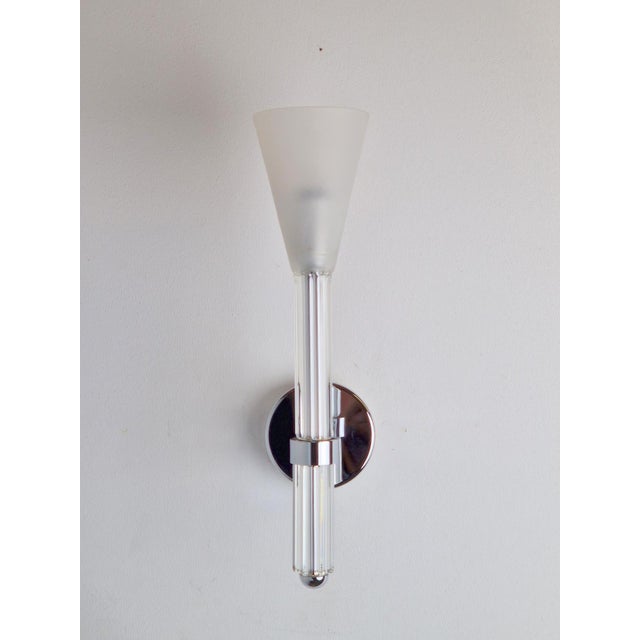 Silver Ice 11 Wall Lamp by Elio Giudici for Lumen Center, 1980s For Sale - Image 8 of 10
