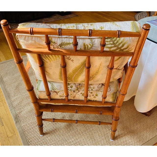 Bernhardt Chinoiserie Style Lounge Chairs by Bernhardt, a Pair For Sale - Image 4 of 18