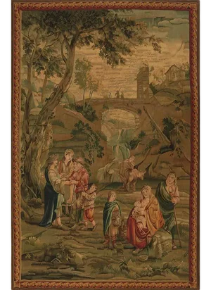 1990s 18th Century Tapestry Recreation “The Gypsies”