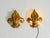Gold Fleur-De-Lis Wall Lamps in Gold-Plated Metal by Hans Kögl, 1970s, Set of 2 For Sale - Image 8 of 18