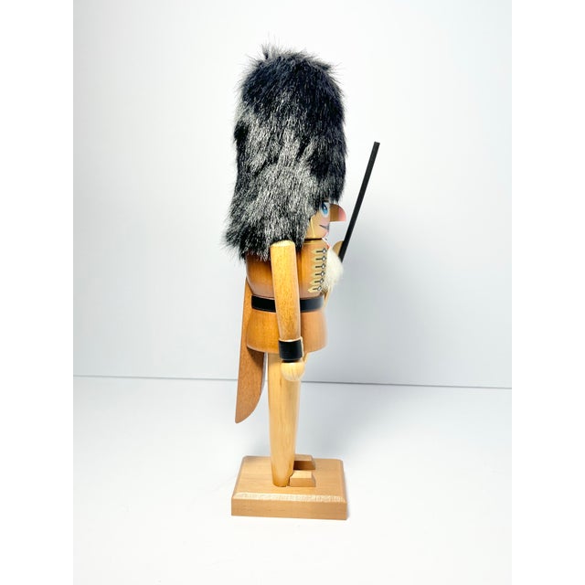 Christian Ulbricht-Style Old World Christmas Wooden Solider Rifle Nutcracker For Sale - Image 4 of 8