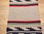 Vintage Native American Navajo Area Rug, Handwoven Wool, Stripe Pattern,Ivory & Red, 2x4 For Sale - Image 13 of 16