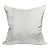The House of Scalamandré Mouton Pillow, Silver For Sale