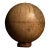 Vintage Rand McNally 12-Inch Lunar Globe With Custom Stand For Sale