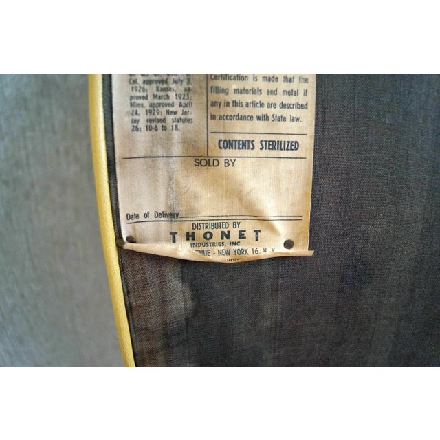 1950’s Mid-Century Modern Walnut Armchair by Thonet For Sale - Image 12 of 12