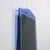 Blue Vintage Rectangular Mirror with Blue Glass Frame, 1960s For Sale - Image 8 of 11