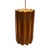 Vintage ceiling mounted fixture made from teak wood and a white inside. It has a beautiful glow due to the overlap of...