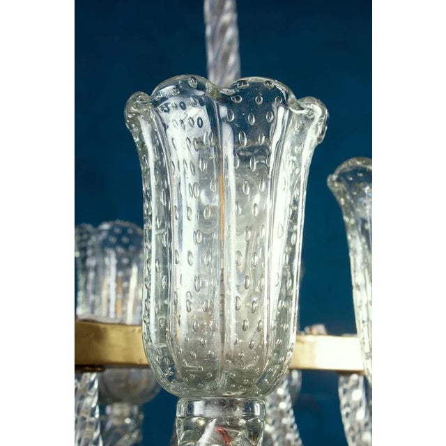 Art Deco Chandelier by Barovier & Toso For Sale - Image 9 of 15