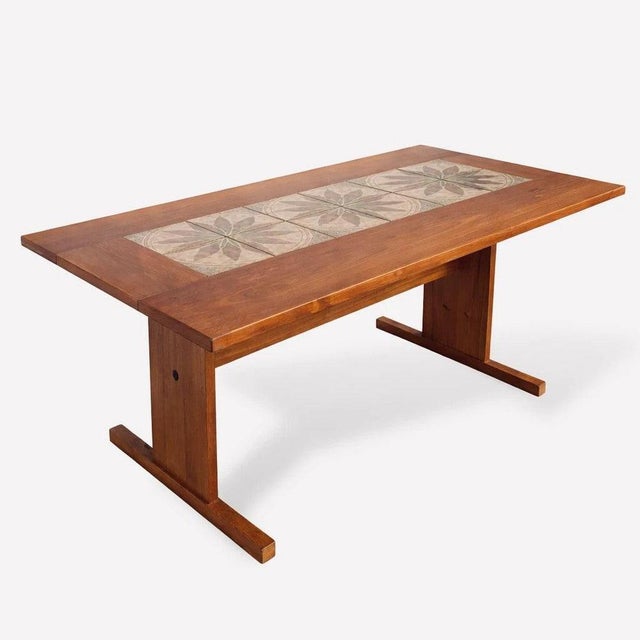 Mid-Century Danish Teak and Tile Dining Table by Gangso Møbler, 1960s For Sale - Image 3 of 11