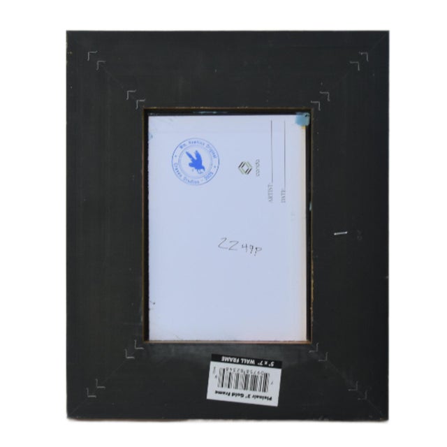 William Hawkins River Landscape Painting Including the Antiqued Gold Wood Frame For Sale - Image 4 of 5