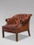 Antique Club Chair in Brown Leather, 1880 For Sale - Image 10 of 11