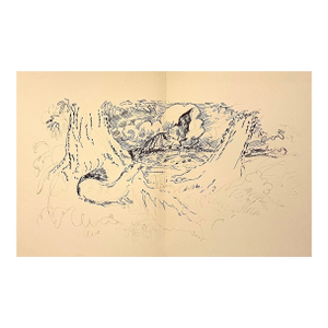 Pierre Bonnard ltd edition Lithograph Printed at Mourlot Paris 1958 Double Page 1958