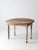 This is an antique drop leaf table. The farmhouse table features turned legs on casters. Aged white and red paint with...