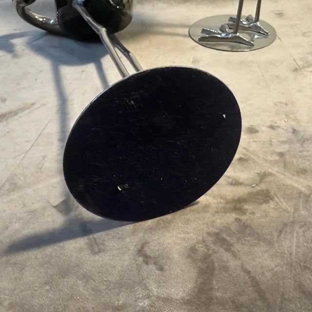 Silver Two 1960s Modern Silver Plated Sculptures of Herons by De Stijl Firenze For Sale - Image 8 of 16