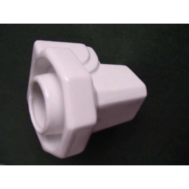 Bathroom Porcelain Set Toothbrush Holder and Ashtray with Matchstick Holder, 1930s, Set of 2 For Sale - Image 13 of 15