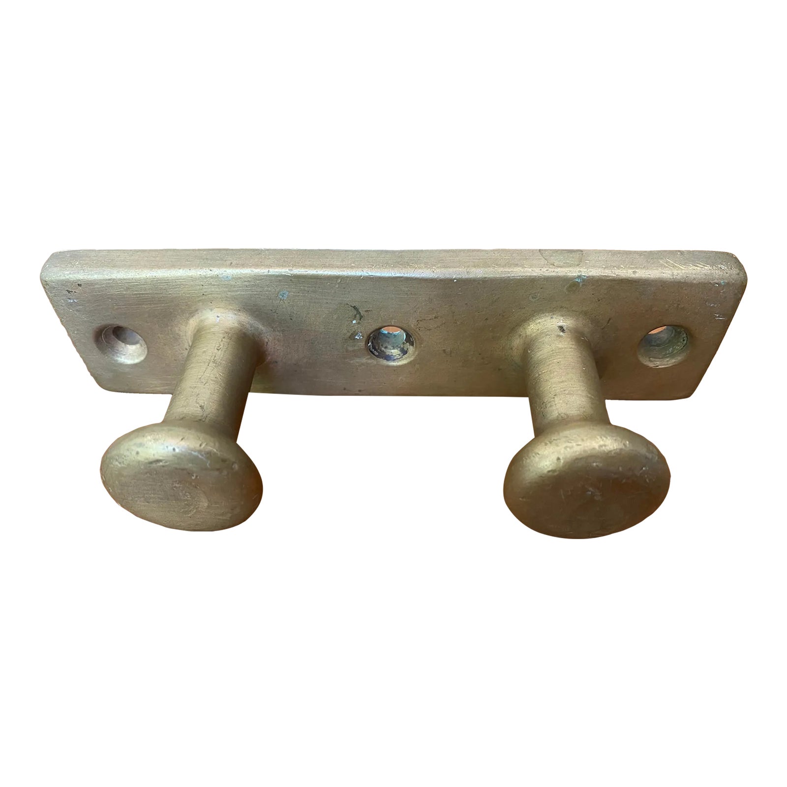 Solid Brass Boat Dock Cleat Chairish