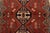 2000 - 2009 Shiraz Rug 3’9” X 5’3” Red Wool Vintage Tribal Hand-Knotted Oriental Carpet For Sale - Image 5 of 12