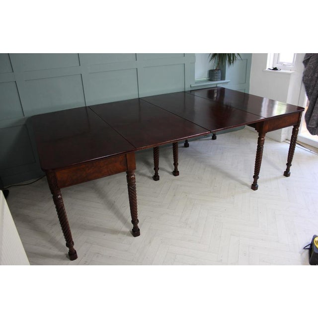 Antique Cuban Mahogany Dining Table For Sale - Image 12 of 18