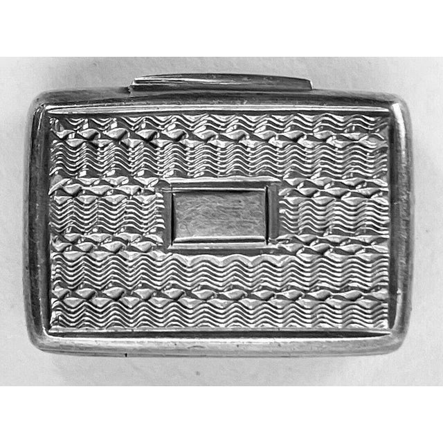 Rare William IV English Sterling Silver & Gilt Vinaigrette, Dated: Birmingham 1836-7, Maker: Francis Clark. William IV...