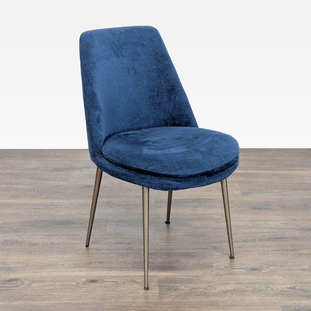 Modern West Elm Finley Low Back Dining Chair For Sale - Image 3 of 8
