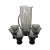 Mid-Century Modern 1960s Mid-Century Modern Morgantown Glass “Normandie” Smoke Gray Pitcher & Six Glasses - 7 pcs For Sale - Image 3 of 10