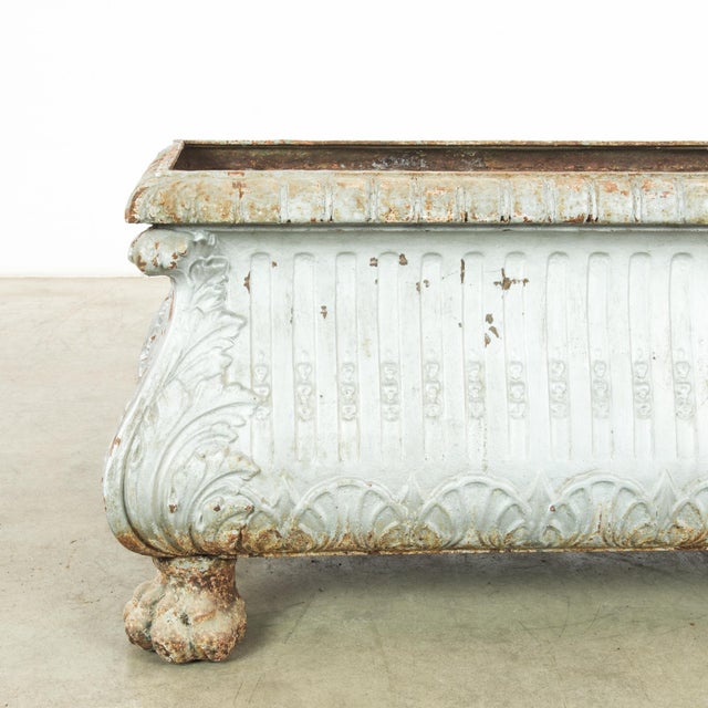 1900s French Large Metal Planter For Sale - Image 17 of 18