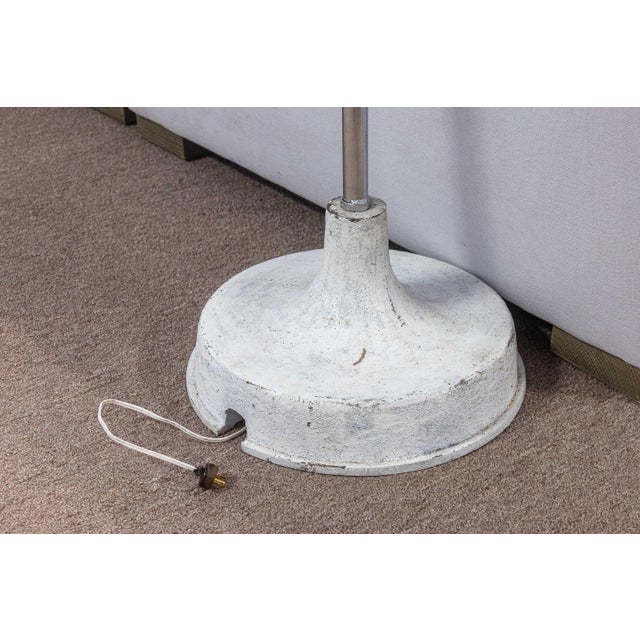 Guzzini Vintage 1970s Fabio Lenci for Guzzini Italian Arc Floor Lamp Mid Century Modern For Sale - Image 4 of 10