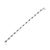 Contemporary Classic 3.57ct Natural Sapphire Diamond Tennis Bracelet in 18k Solid Gold For Sale - Image 3 of 13