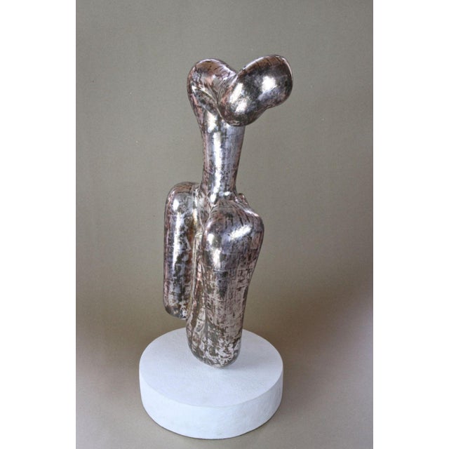 Abstract Silvered Sculpture by M. Treml, 2018 For Sale - Image 18 of 18