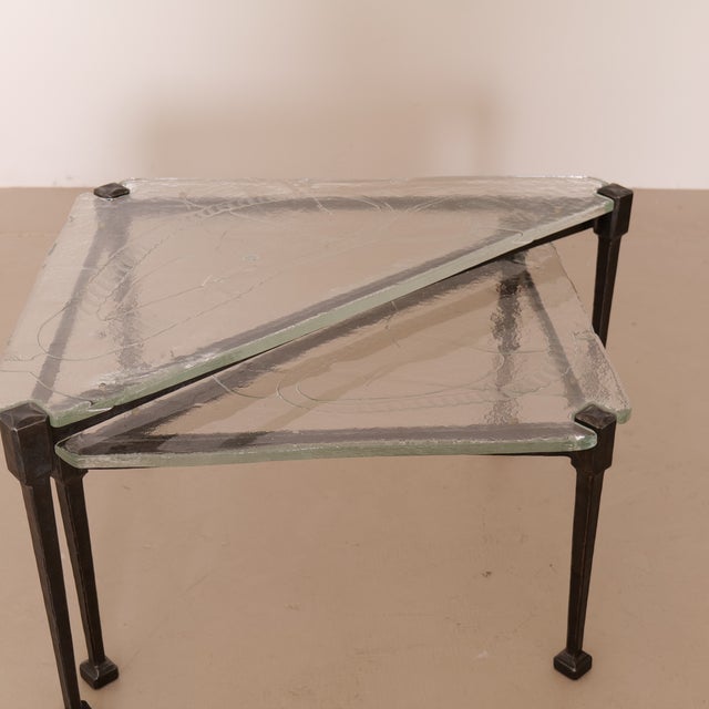 Early side tables by Lothar Klute Lothar Klute – Exceptional Pair of Nesting / Side Tables, 1982 This exceptional pair of...