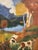 Impressionist 1970s Impressionist Landscape Painting Two Dogs Oil on Board For Sale - Image 3 of 14