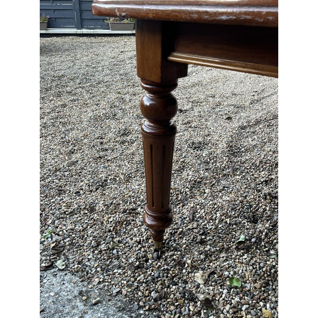 Victorian Extendable Dining Table and Chairs in Mahogany, Set of 7 For Sale - Image 10 of 18