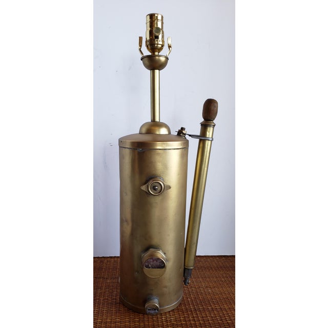 1920s Brass Fire Extinguisher Lamp Chairish