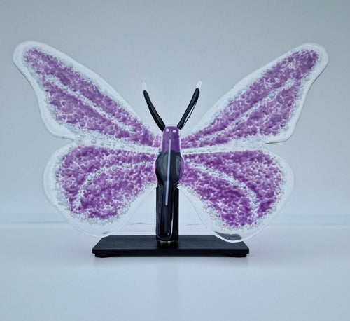 Marijke Joop Berendsen, Purple Butterfly, 2024, Glass