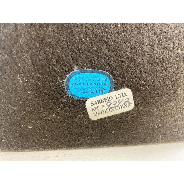 Black Handsome Hand Painted French Country Table Lamps by Sarreid Ltd. /a Pair For Sale - Image 8 of 11