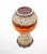 Mid-Century West German Glazed Porcelain Vase, Orange, Eggshell & Brown 10" Tall For Sale In New York - Image 6 of 10