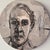 Contemporary Late 20th Century Original Circle Portrait Painting by Robert J Harding For Sale - Image 3 of 11