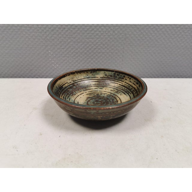 Royal Copenhagen Bowl with Sung Glaze by Kresten Bloch for Royal Copenhagen, 1963 For Sale - Image 4 of 12