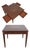 Scarborough House Leather Top Mahogany Games Table For Sale