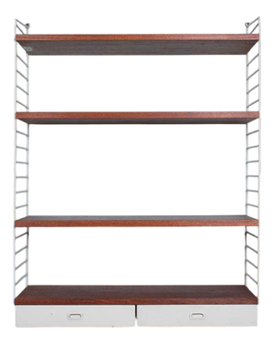 Vintage Modular Wall System from Nisse String, Set of 2