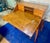 Tan Tiger Maple Bench Made Drop Front Secretary Desk on Frame Late 20th Century For Sale - Image 8 of 18