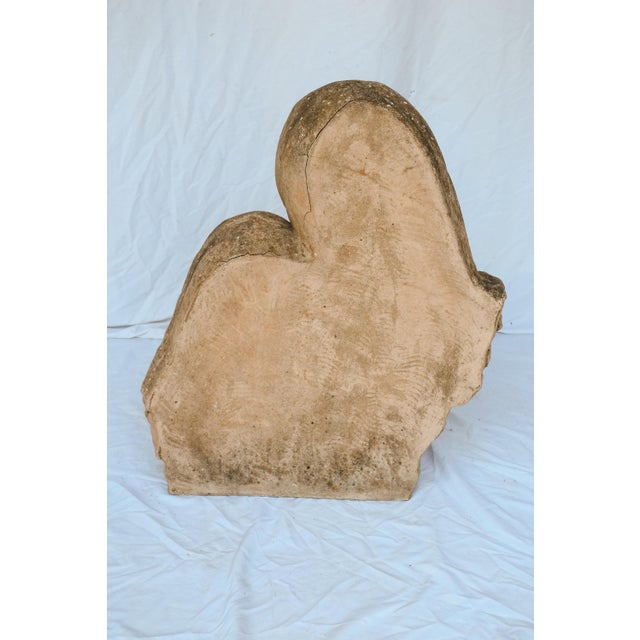 Stone Early 20th Century Mother and Child Statue For Sale - Image 7 of 12