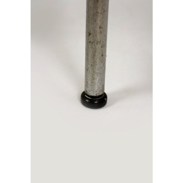 Large Bauhaus Functionalist Plant Stand in Chromed Steel and Glass, Former Czechoslovakia, 1930s For Sale - Image 9 of 13