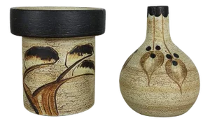 Modernist German Vase Sculptures by Peter Müller for Sgrafo Modern, 1970s, Set of 2