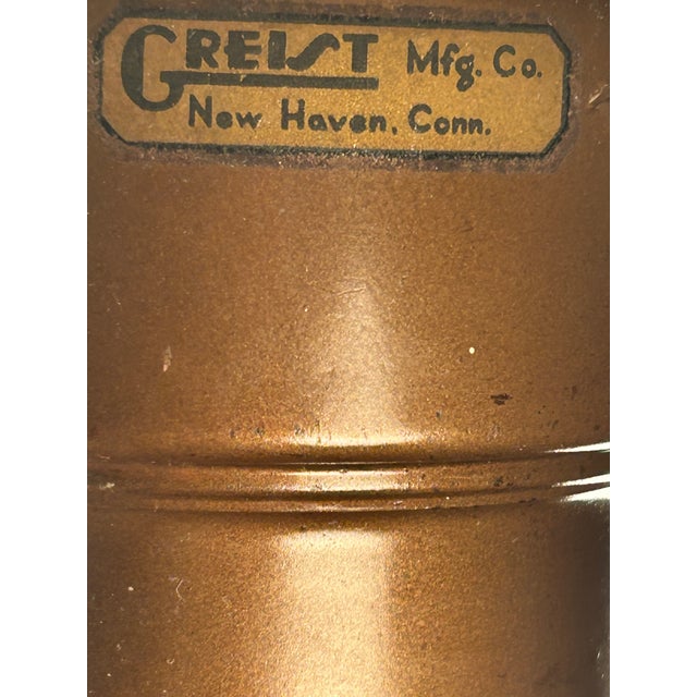 Rare authentic 1920’s early 30s Greist Mfg. Co. New Haven Co. Art Deco 4-light torchiere floor lamp. This heavy-duty...